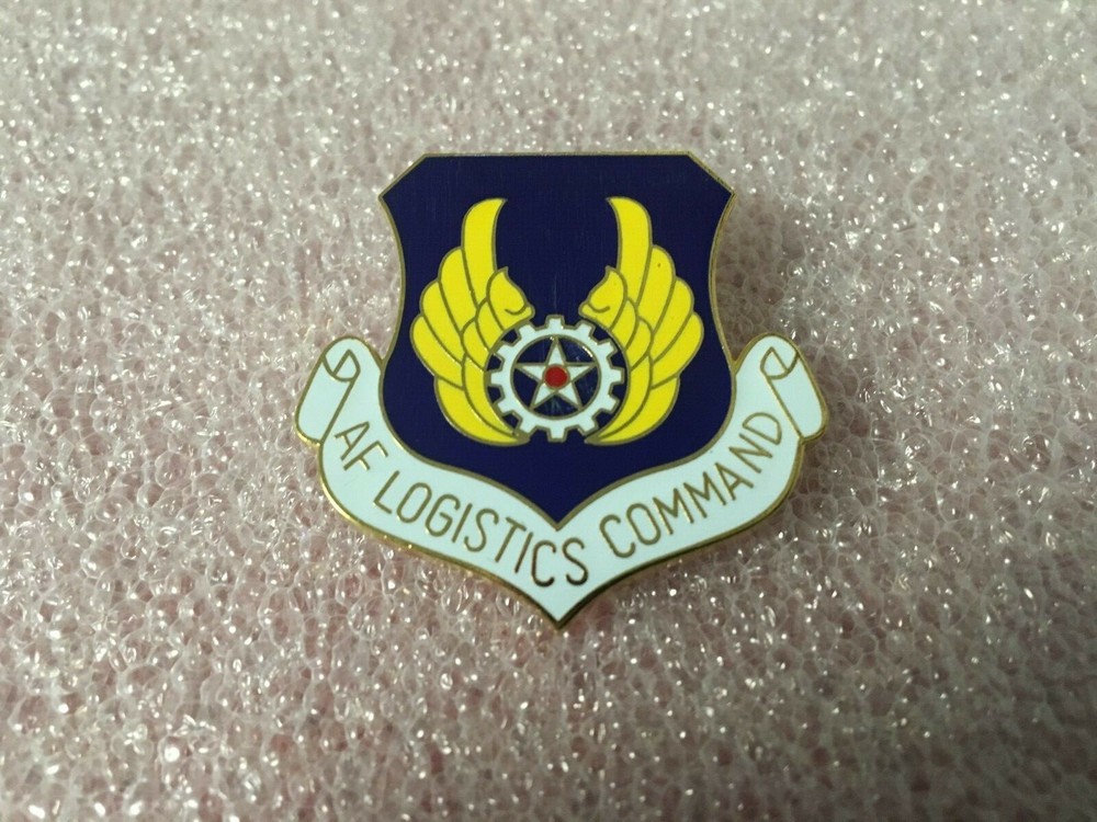 USAF Logistics Command Beret Pin 1.5 Inch Military Collectible-image