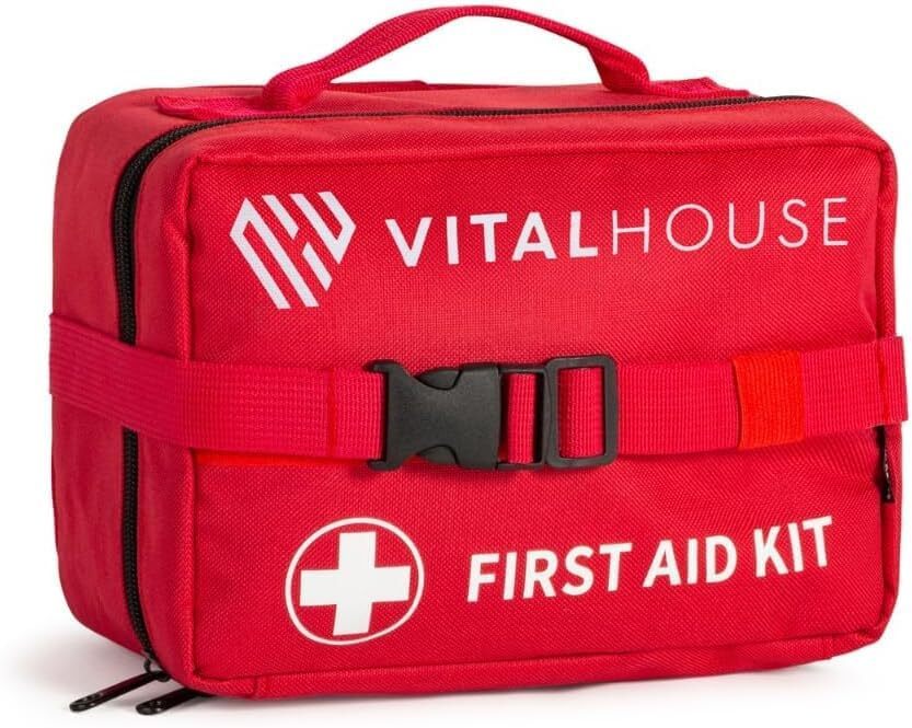 326 Piece First Aid Kit - Professional Waterproof Trauma Medical Kit for Emer...