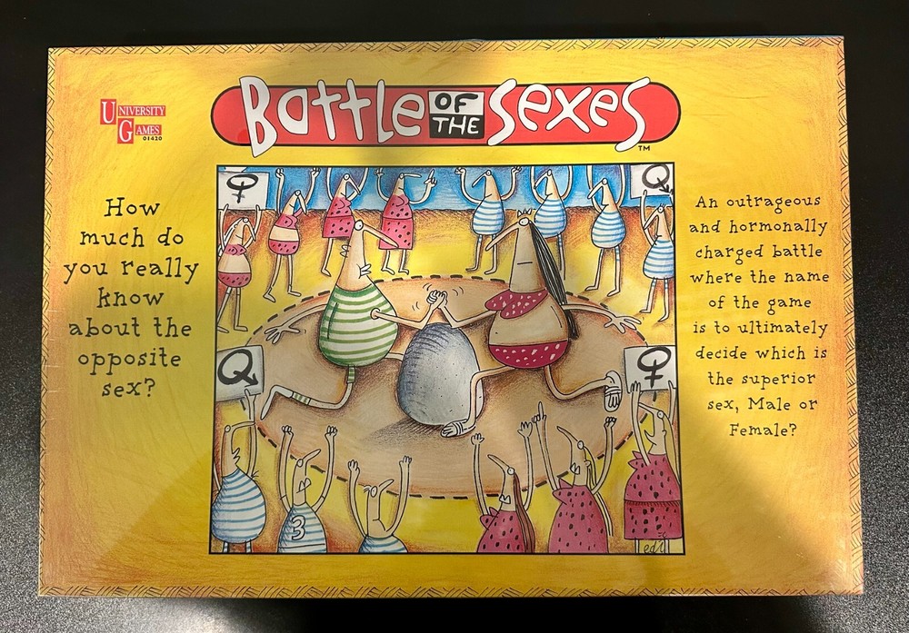 Battle of the Sexes Board Game (University Games) *NEW & SEALED*
