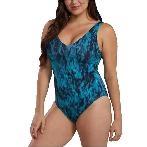 TYR Women's One-Piece Swimsuit, Green, Size M