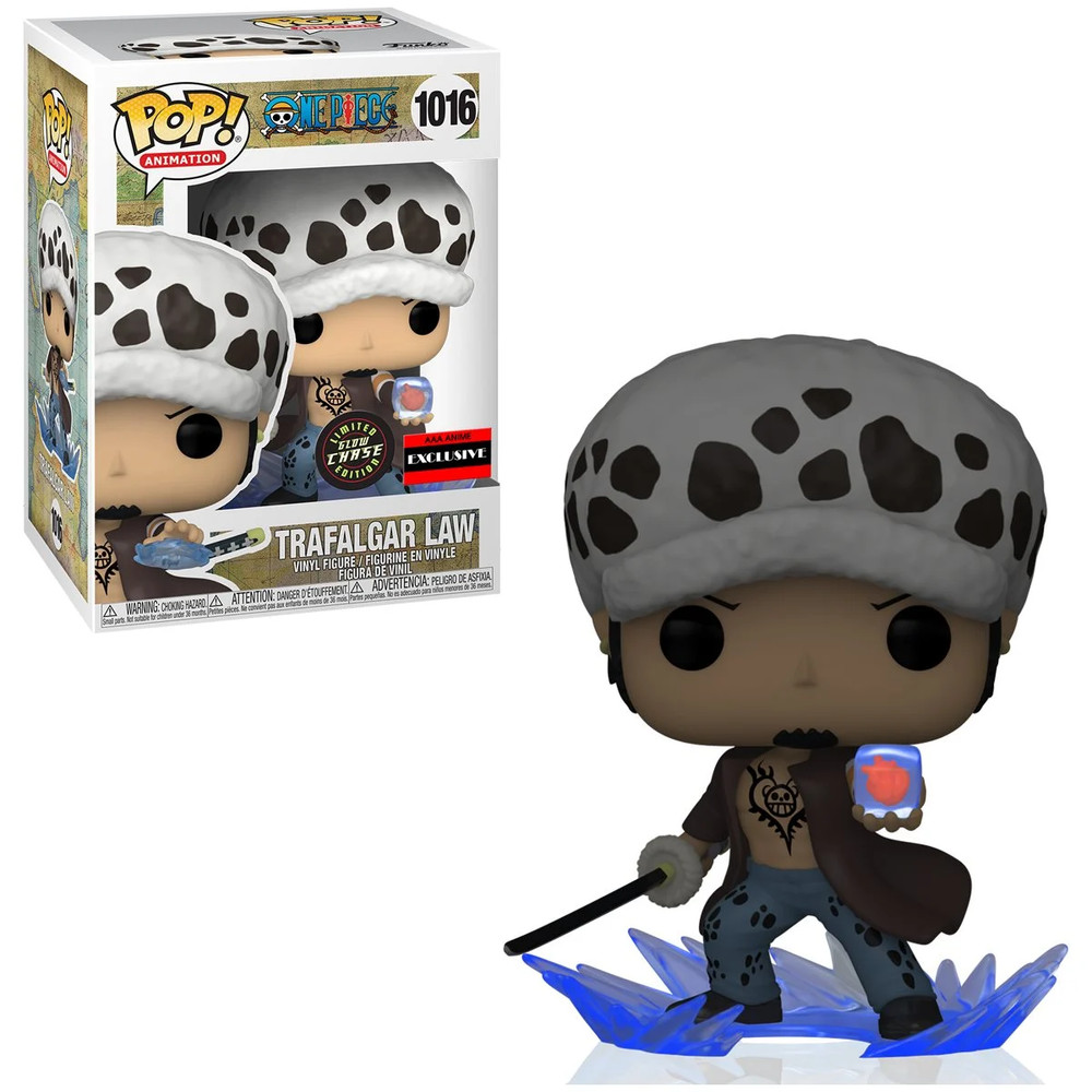 Funko POP! Animation: One Piece - Trafalgar Law (GiTD)(AAA Exclusive)(CHASE) #10