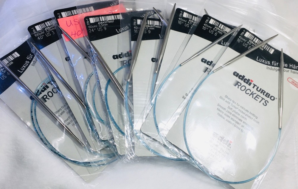 Addi Turbo Rocket 40” Circular Knitting Needles  US 3 (3.25mm)
