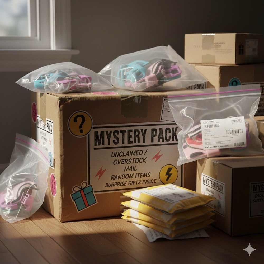 Mystery Pack Unclaimed/Overstock/Returned/Mail/Random Items/SurpriseGiftsInside