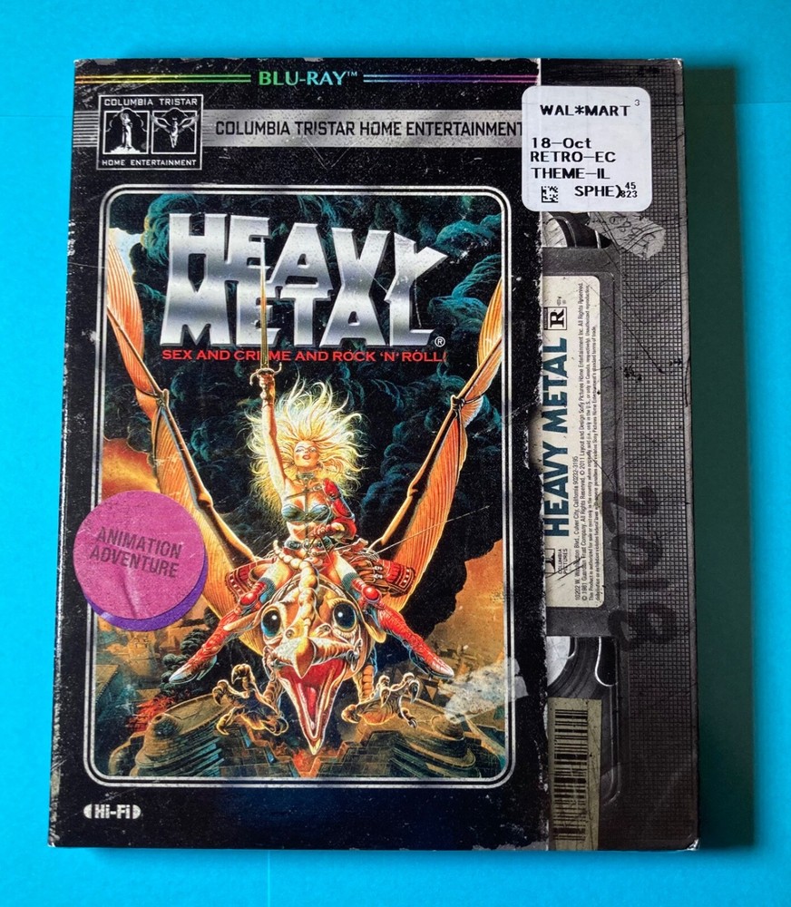 Walmart exclusive Heavy Metal retro theme blu-ray W/ Slipcover (Brand New)