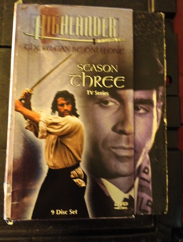 Highlander Season 3 DVD 2003 with Bonus CD ROM Brand New No Scratches