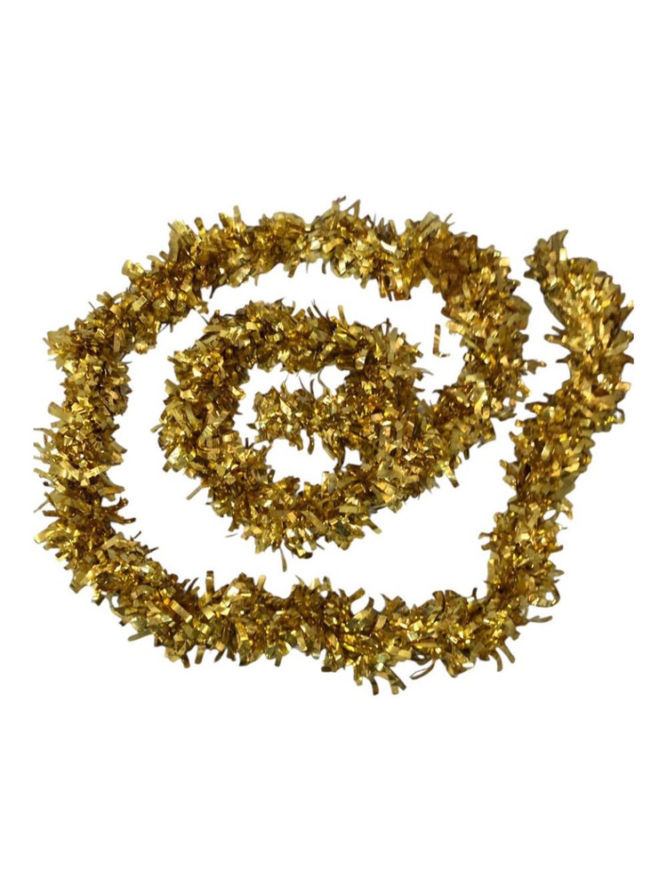 31860 - 10 Foot Gold Tinsel Christmas Garland for Decor |Pod 1-5|
