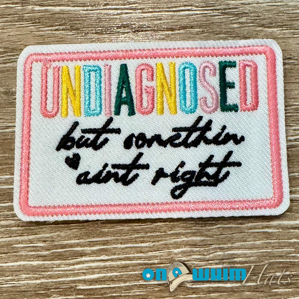 Undiagnosed Embroidered Iron-On Patch (Copy)