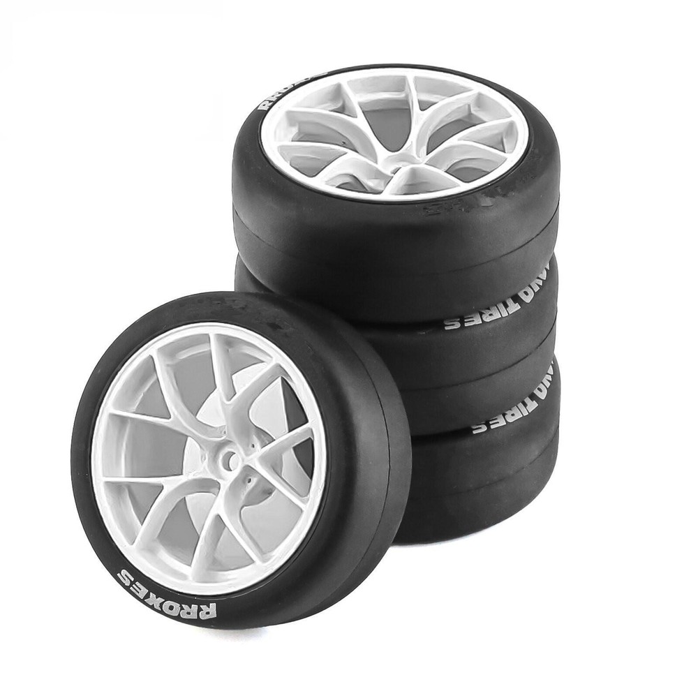 12mm Hex Hub 65mm Tires Wheels Rims for Tamiya TT01 TT02 XV01 HPS 1/10 RC Car