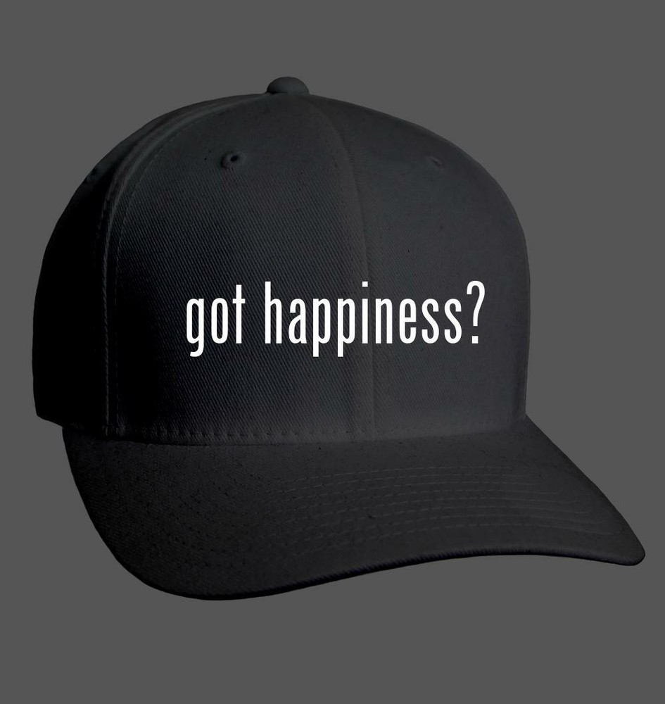got happiness? - Adult Baseball Cap Hat NEW RARE