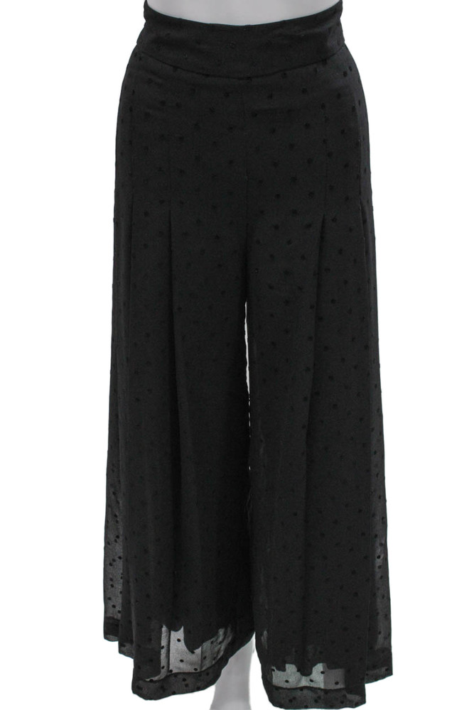 See by Chloe Women Black Polka Dot Dress Pants Polyester Long Size 34Free Shipping in US $100+ Orders | $6.95 Orders Below