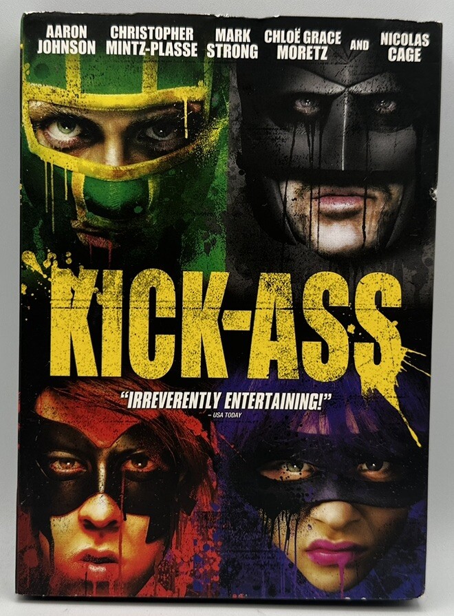 Kick-Ass DVD Aaron Johnson Nicolas Cage Mark Strong Free Shipping 2010