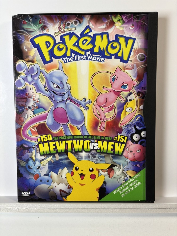 Pokémon The First Movie DVD Mewtwo Vs Mew Pikachu’s Vacation Mini Movie Bonus