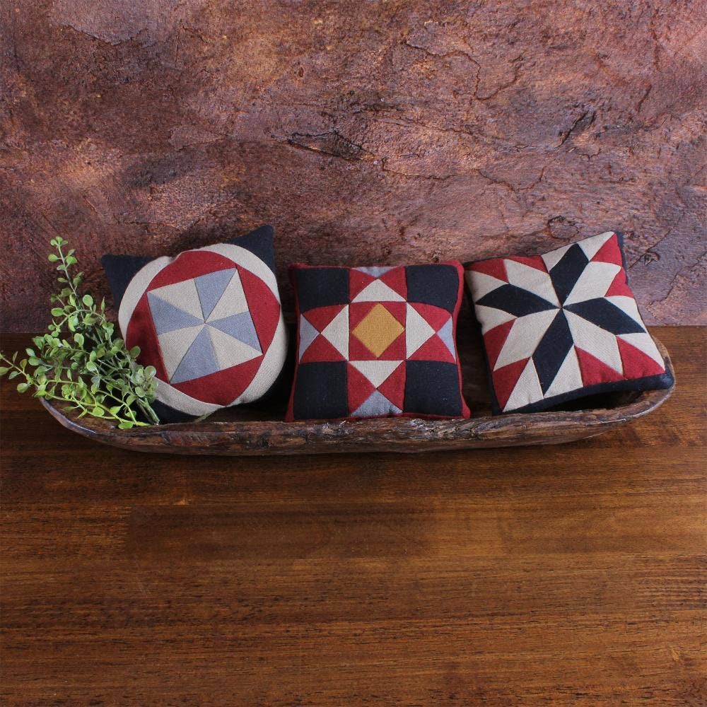 Small Quilted Pillow (Set of 3)