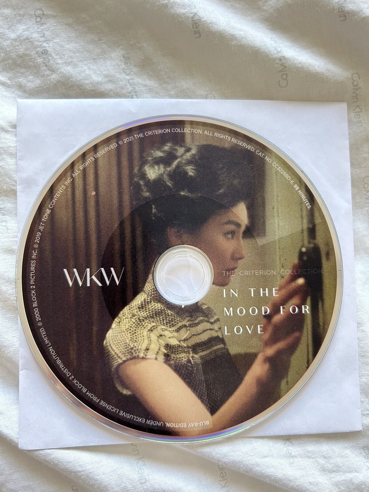 In the mood for love Criterion Wong Kar Wai ** 1 blu ray Disc Only **