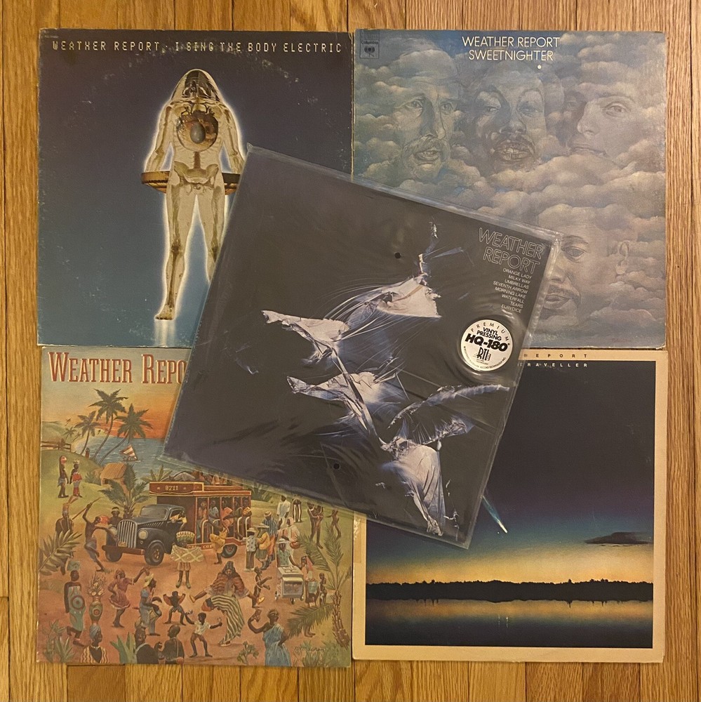 Weather Report 5 LP Jazz Bundle Wayne Shorter Jaco Pastorius Vinyl Set