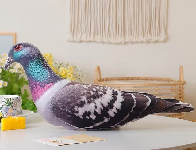 Pigeon Bird Printed Pillow 18