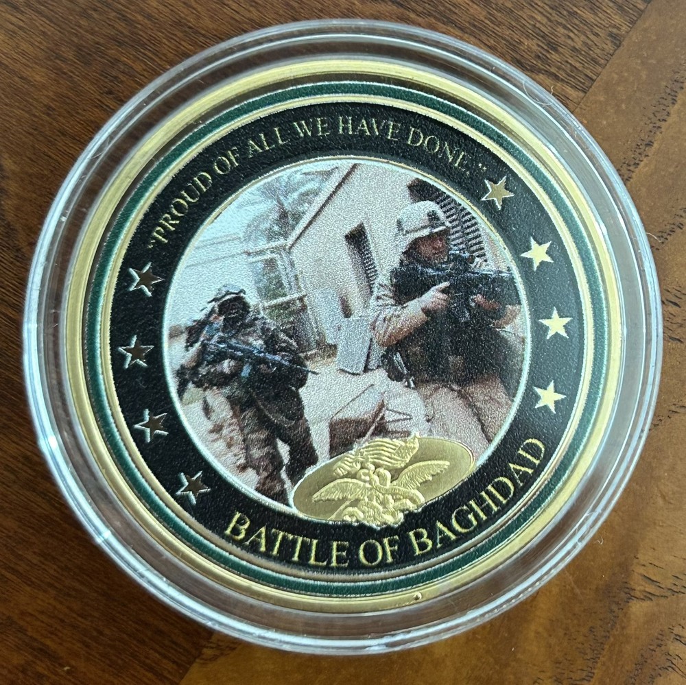 US Army Battle of Baghdad Commemorative Coin