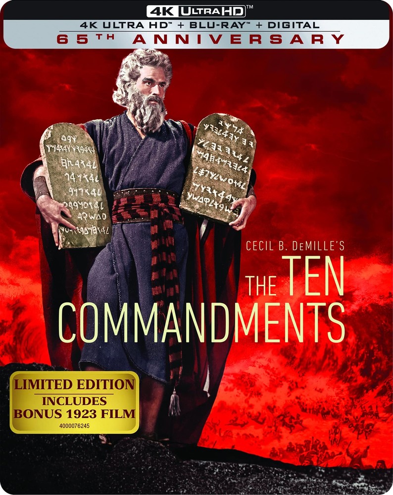 Ten Commandments 65th Anniversary - Limited Edition Steelbook (4K UHD Blu-ray)