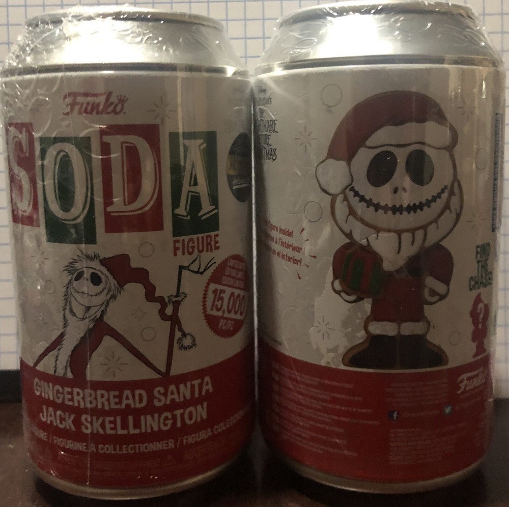 Gingerbread Santa Jack Skellington Funko Soda w/ Chase Variant Chance-image