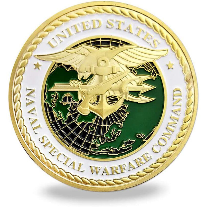 Navy Seals Coin Commemorative US Challenge Military Decorations Collect Gift