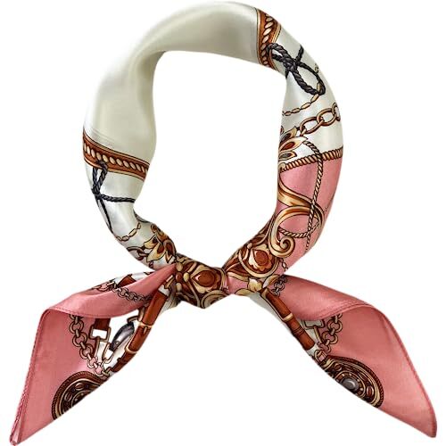 100% Mulberry Silk Scarf for Hair - 27