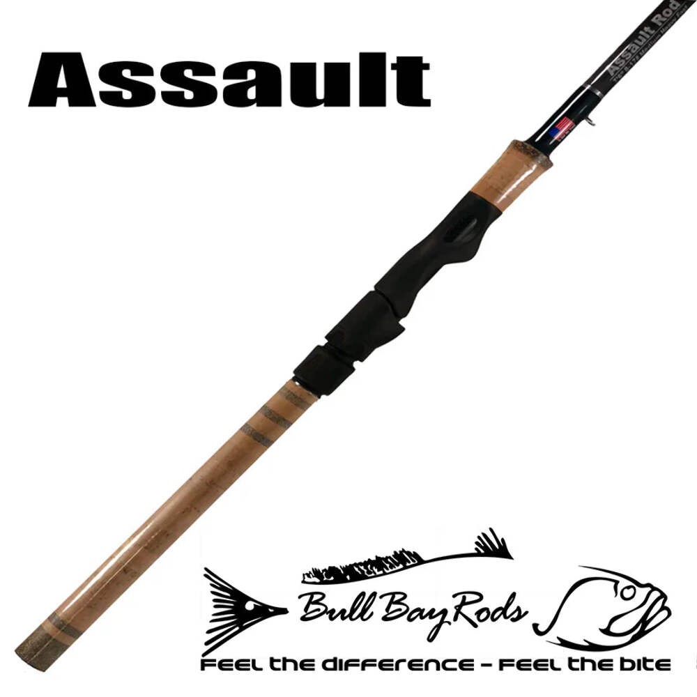 Bull Bay Tackle 7' Assault BBRAR17-7 Spinning Rod 8-17lb. Medium Heavy - Fast Ac