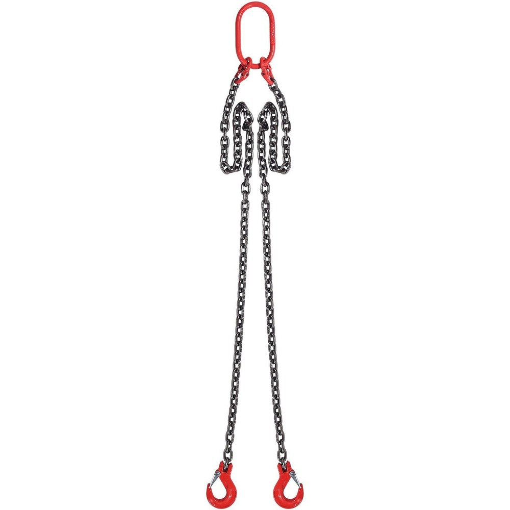 Chain Sling, 5/16 inch x 5 ft Lifting Chains with Hooks, G80 Engine Chain Hoist