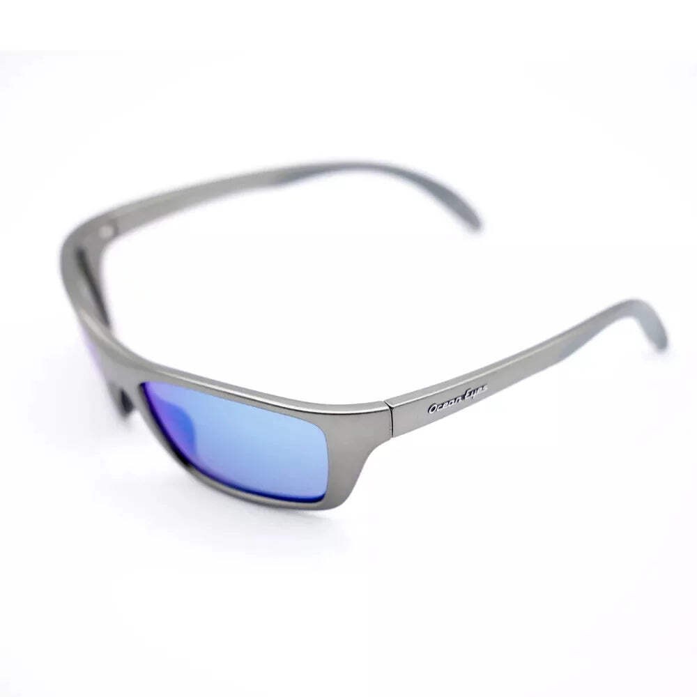 Ocean Eyes Tito Polycarbonate Sunglasses Matte Gunmetal/Blue Mirror Mens Sunglas