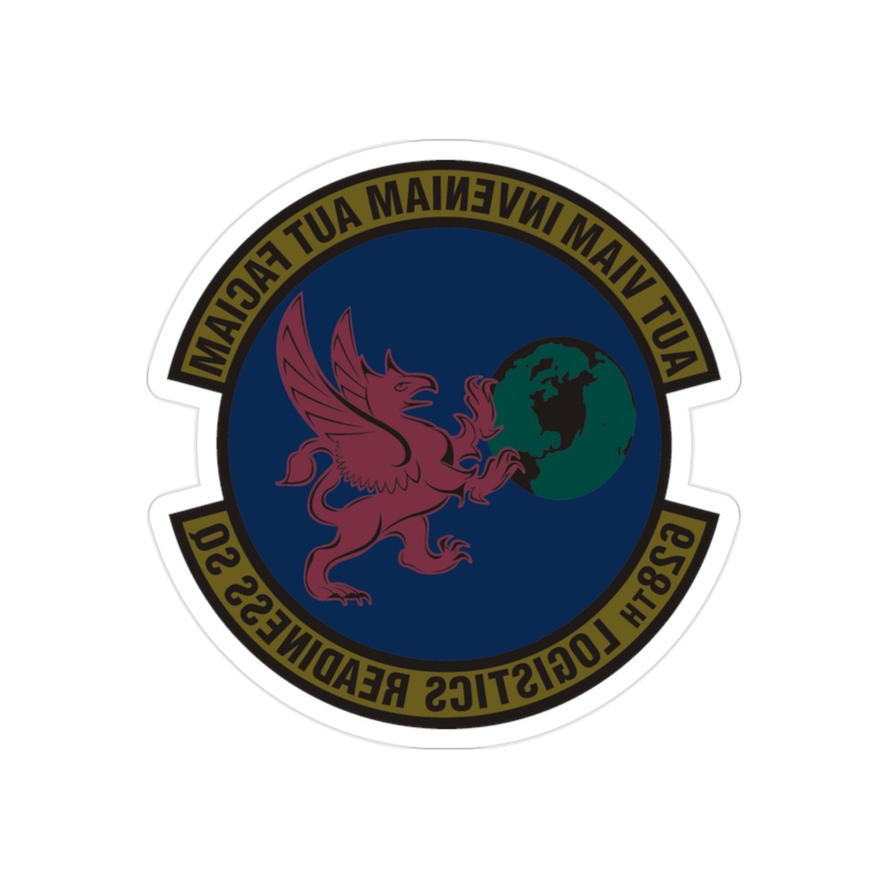 628th Logistics Readiness Sq USAF Reverse Print Clear Sticker-image