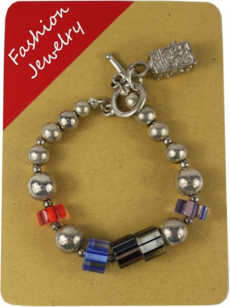 3376 - Stretch Bracelet with Prayer Box Charm |Clear-72|