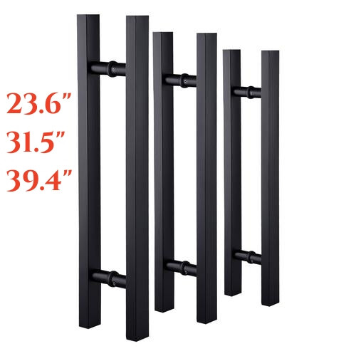 New 10PCS Barn Door Push Pull Handle heavy Duty Grade Steel Square Commercial--
