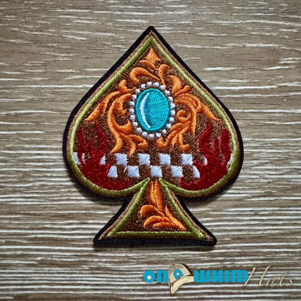 Western Spade Iron-On Patch
