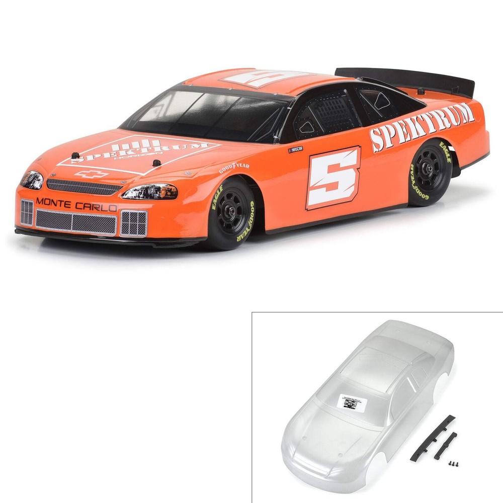 PRO371317 Pro-Line 1/12 Pre-Cut 1996 Chevy Monte Carlo Clear Body: Losi NASCAR