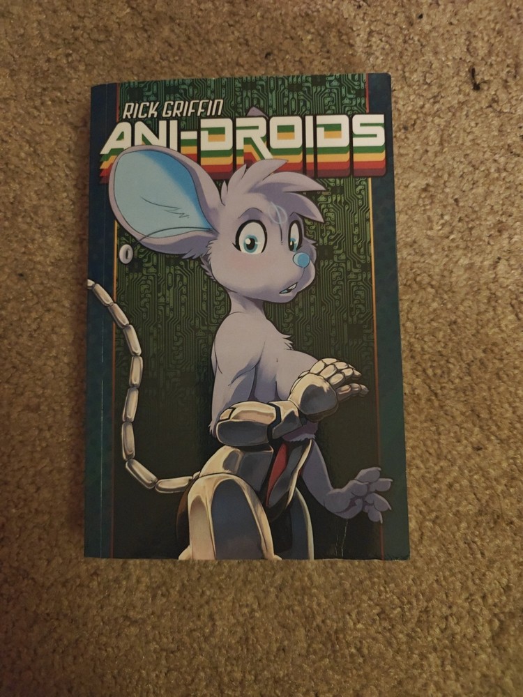 Ani-droids (2023 Novel) by Rick Griffin – Softcover – Furry Sci-Fi