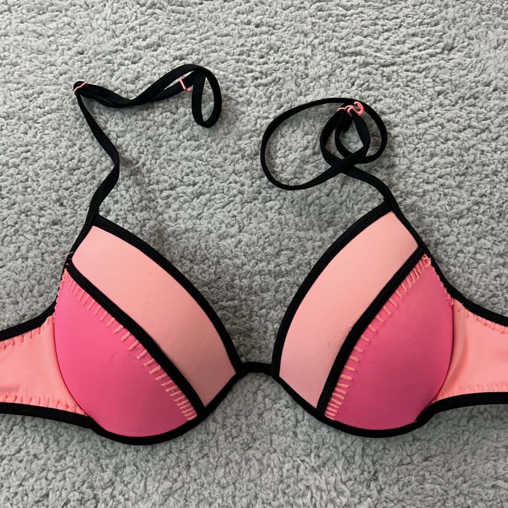 Victoria Secret Swim Bikini Top Womens Size 34C Beach Swimwear