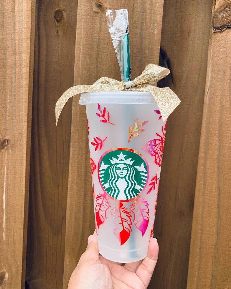 Starbucks 5-Pack Reusable Cold Cups with Lids & Straws – BPA-Free & Eco-Friendly