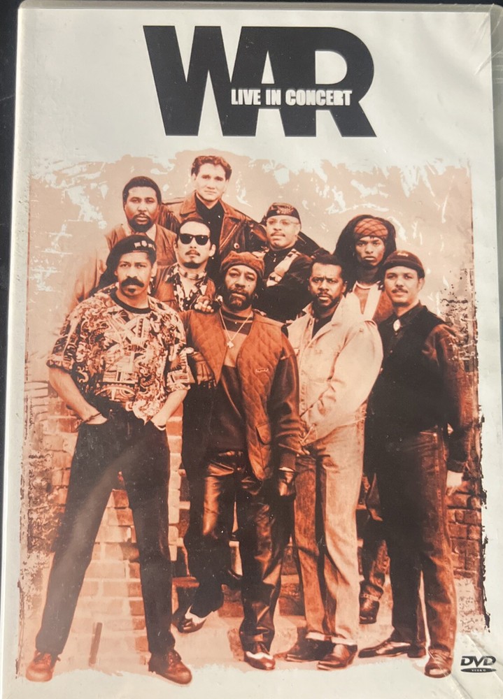War 1980 Live Concert DVD Brand New Sealed Rare AU Stock All Regions