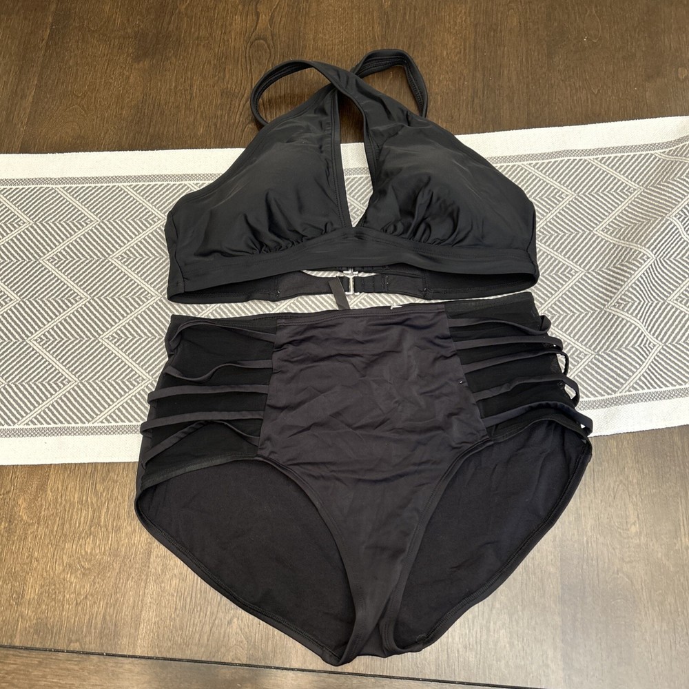 Adore Me Two Piece Swimsuit Size 1X Swimwear, New