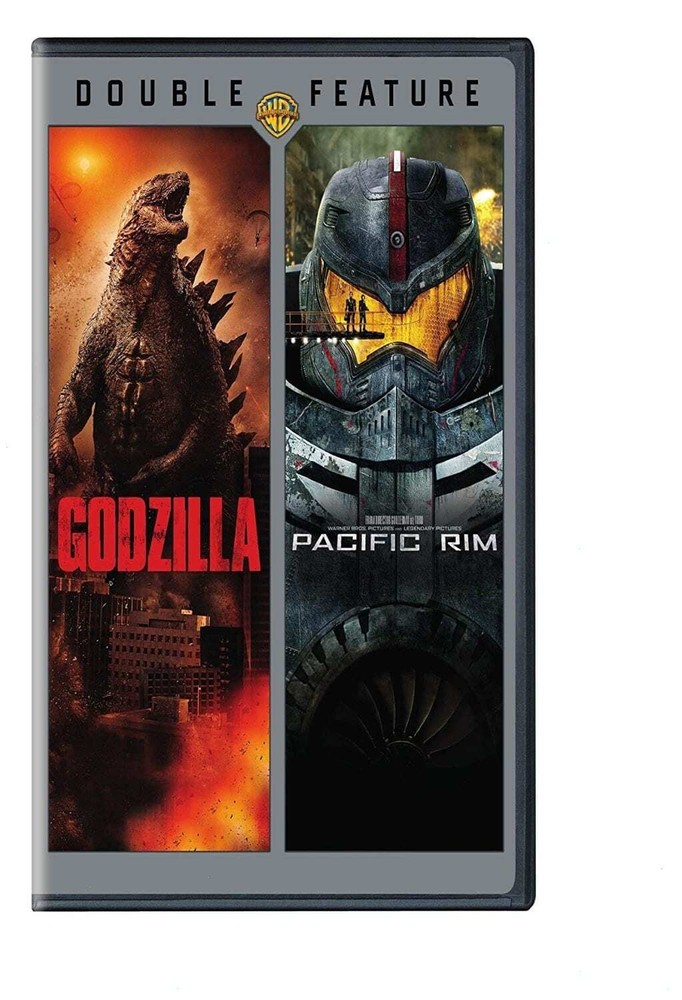 Godzilla vs Pacific Rim Double Feature DVD Action Sci-Fi Movie Collection  