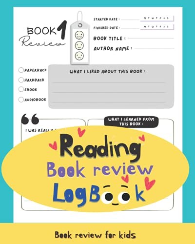 A Book Review Journal For Kids: Reading Log Journal for Bo... by ladybird, candyFREE US DELIVERY | ISBN: B09HHQF39P | Quality Books