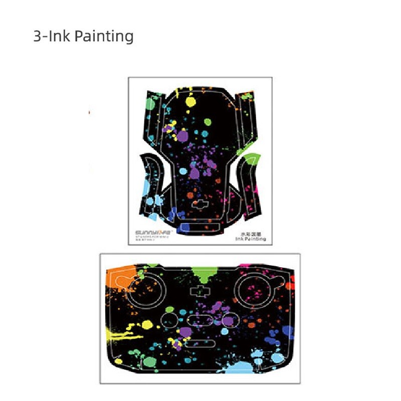 2-Pack Removable PVC Stickers for DJI Mavic Mini 2 Drone Controller