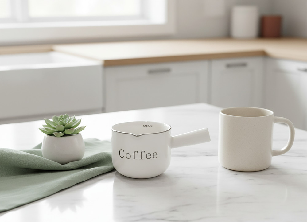 Ceramic Creamer Pitcher | Mini Milk Jug