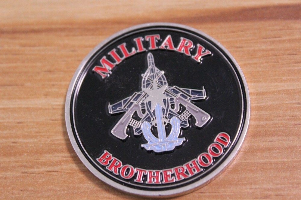 Brotherwood Military Supporting Veterans and Their Families Challenge Coin