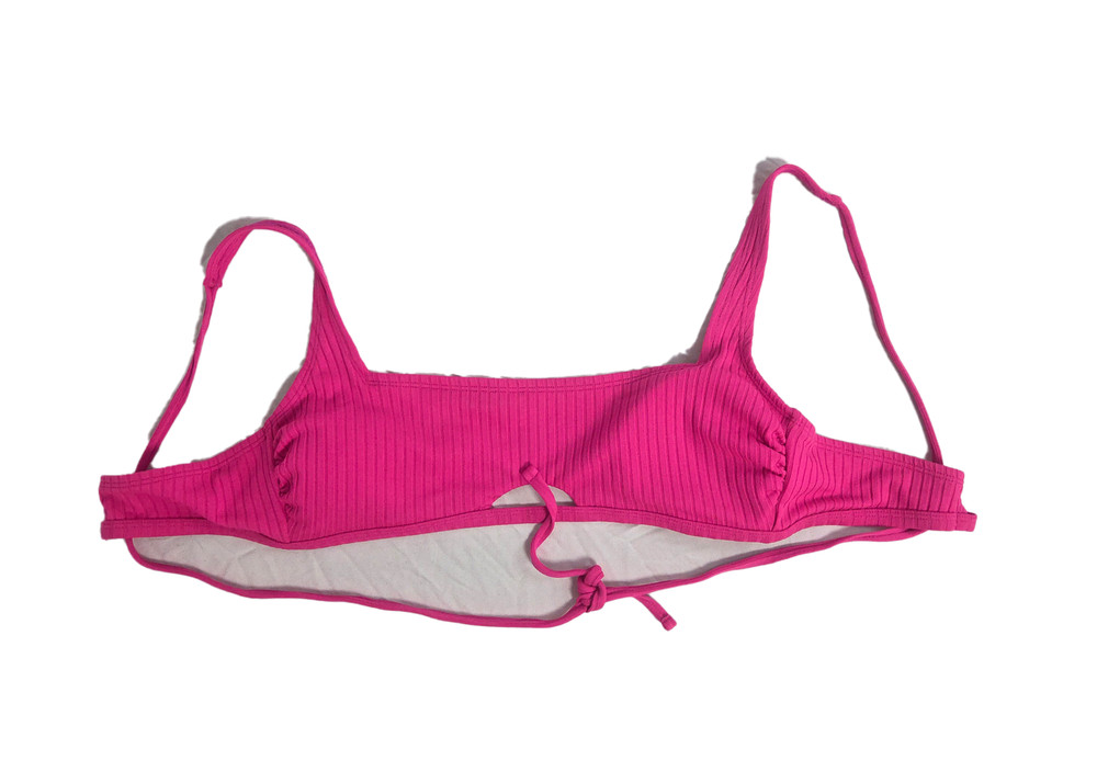 Xhilaration Womens Juniors Pink Bikini Top XL Swim Wear Upper Beach Cruise