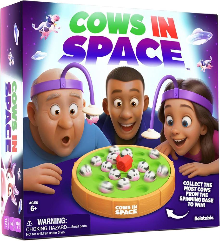 Cows in Space, Hilarious Kid-Friendly 2026 Toy of The Year Finalist Game by Rela