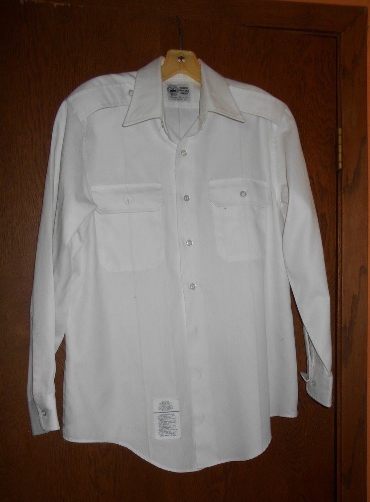 Defense Logistics Agency Garrison Collection Long Sleeve White Dress Shirt-image