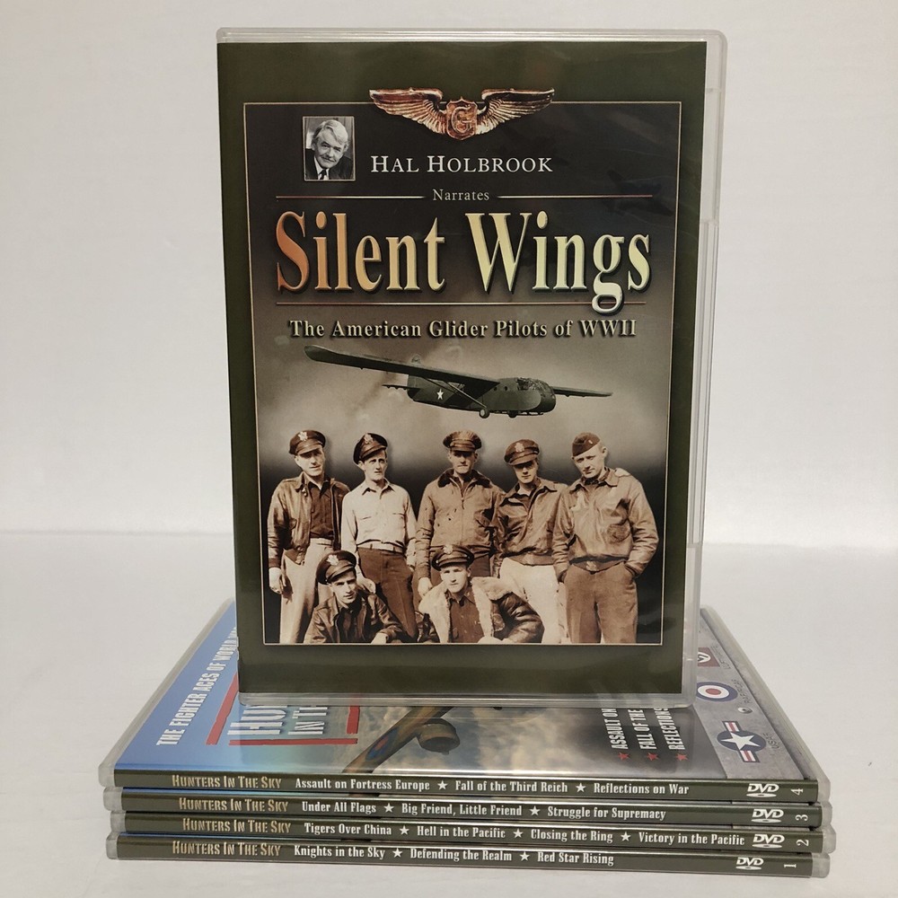 HUNTERS IN THE SKY-DVD Lot Of 5 Fighter Aces of World War II WWII USAF RAF/RCAF