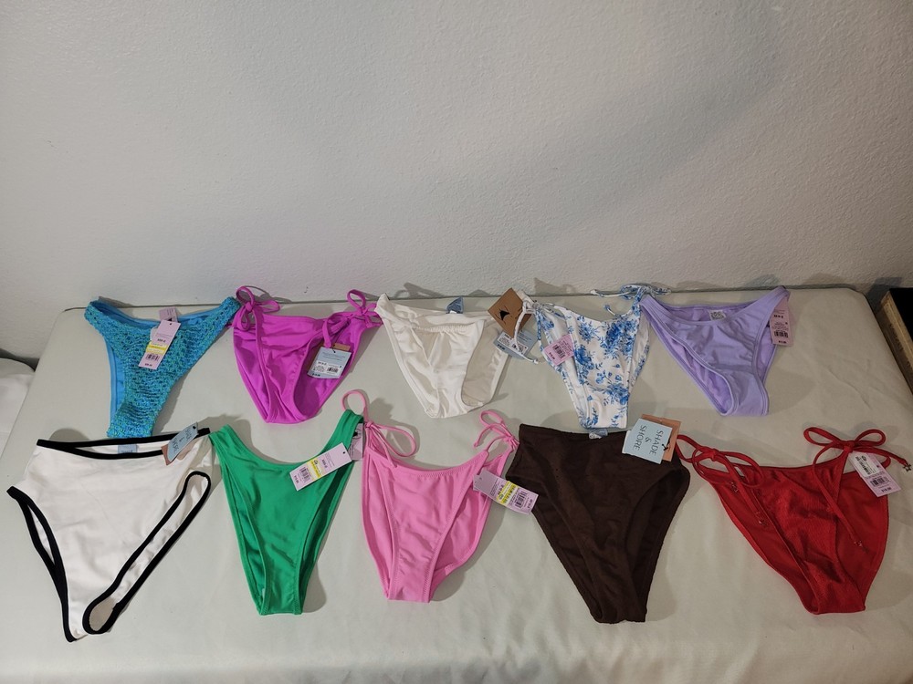 Lot of 10 Women's Target Swim Bottoms Size XS. Brand New ⁸