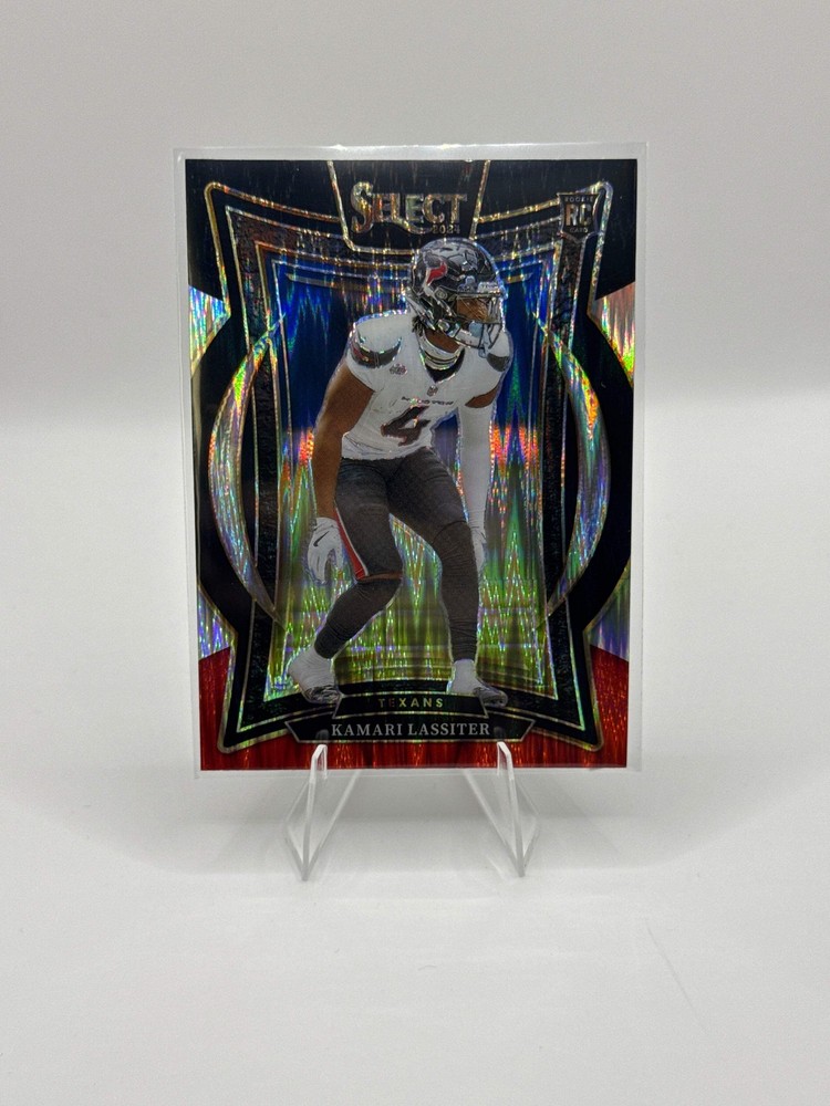 Kamari Lassiter (Rookie) #77 Red Black Prizm Shock Concourse Level 2024 Panini -