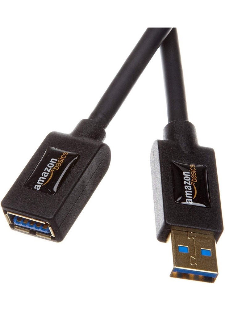 AmazonBasics 3m USB 3.0 Extension Cable Male to Female Adapter Cord-image